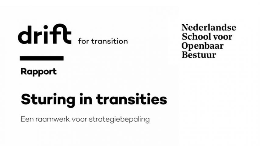 NSOB | Nieuwe publicatie | Sturing in transities