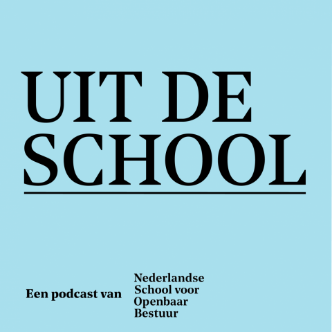 Logo podcast Uit de School