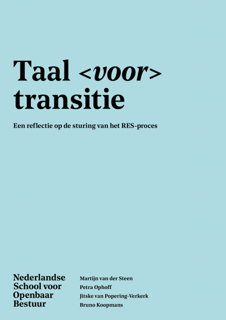 NSOB | publicatie Taal voor Transitie