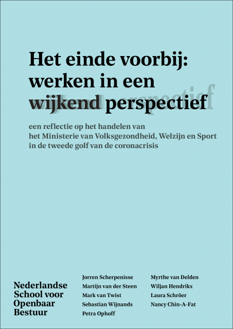 Het einde voorbij: werken in een wijkend perspectief